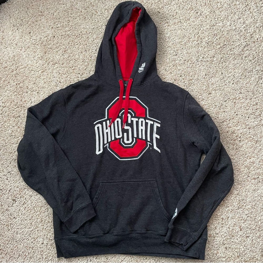 women’s ohio state dark grey hoodie/sweatshirt!